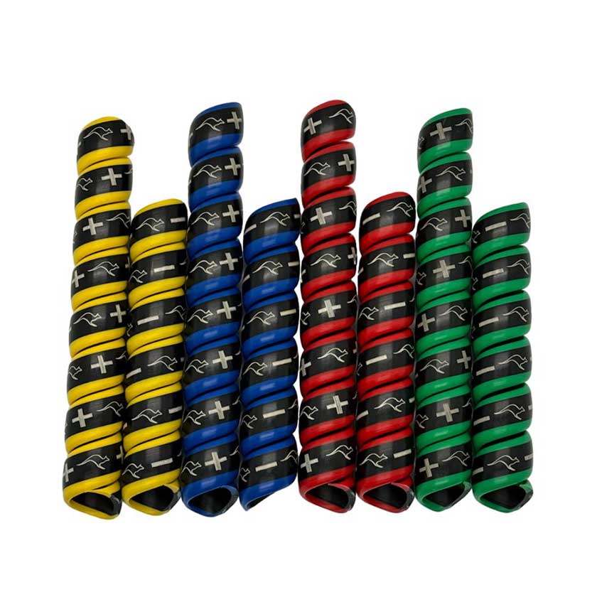 Outback Wrap Hydraulic Hose Markers: 4-Pair Pack 1 + and -