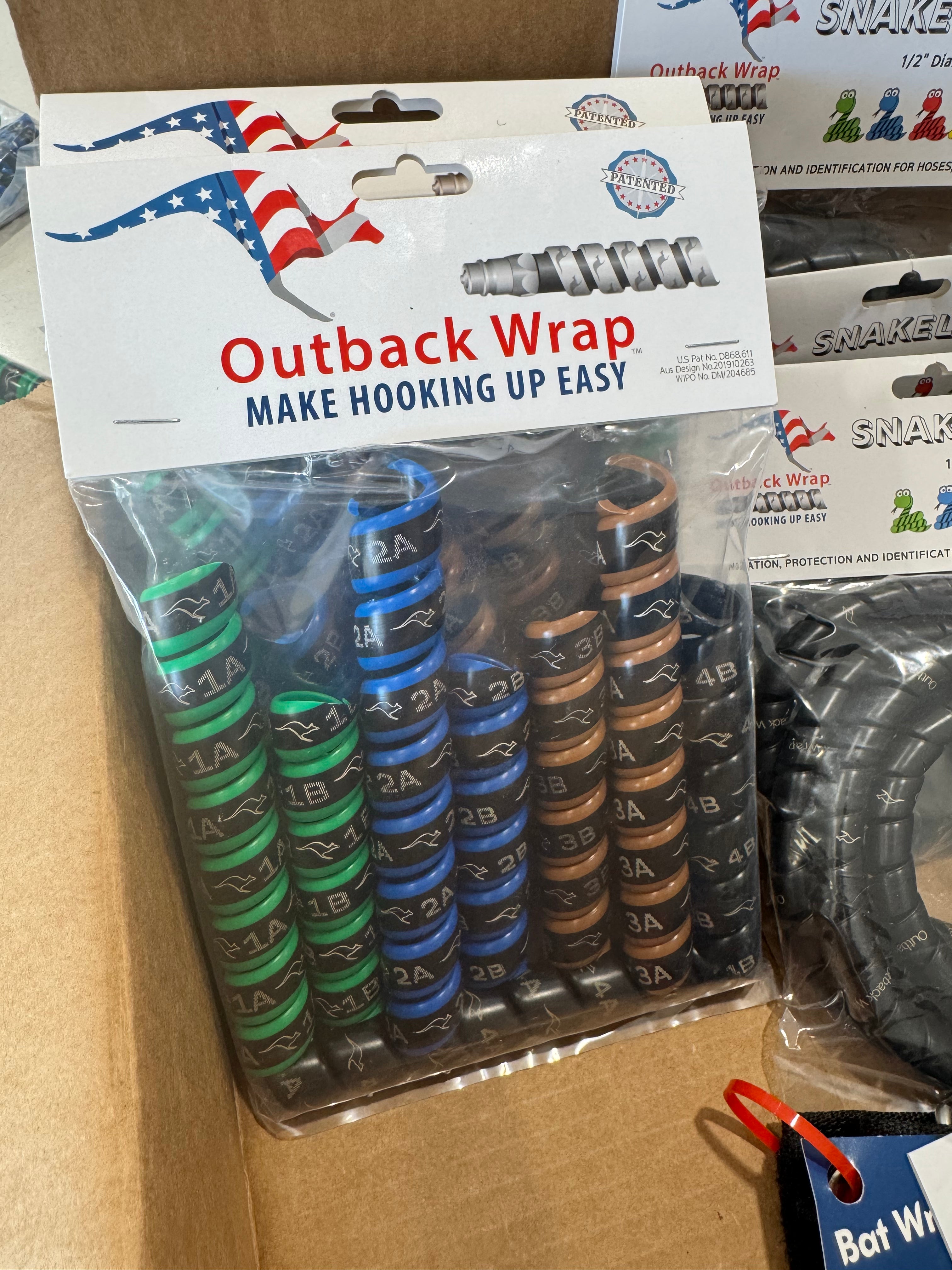 Outback Wrap Hydraulic Hose Markers: 4-Pair (Remotes 1-4, A and B)