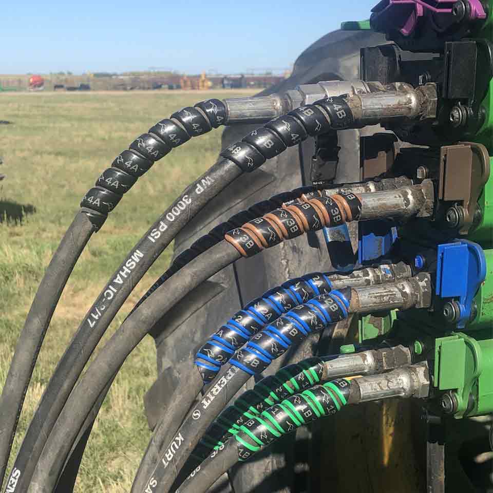 Outback Wrap Hydraulic Hose Markers: 4-Pair (Remotes 1-4, A and B)