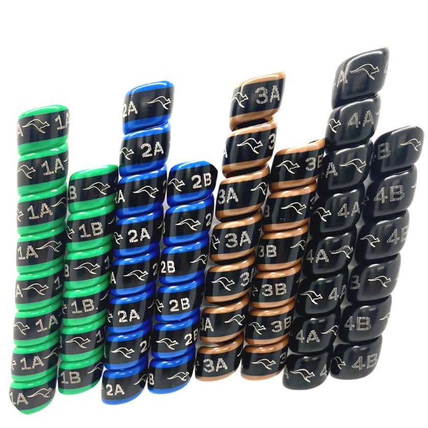 Outback Wrap Hydraulic Hose Markers: 4-Pair (Remotes 1-4, A and B)